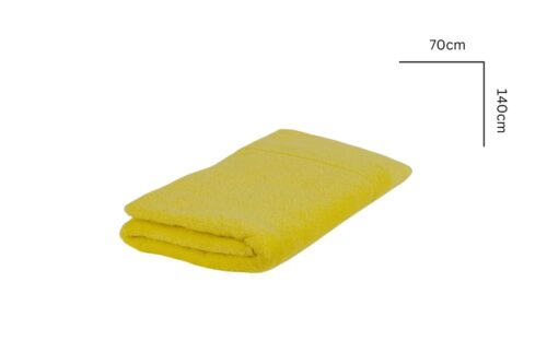 Hochwertige Frottierwäsche – Gelb