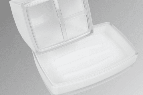 Badezimmer- Zubehör-Set / 5-tlg Weiss