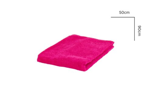 Hochwertige Frottierwäsche – Karminrosa