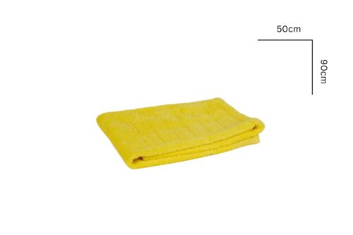 Hochwertige Frottierwäsche – Gelb