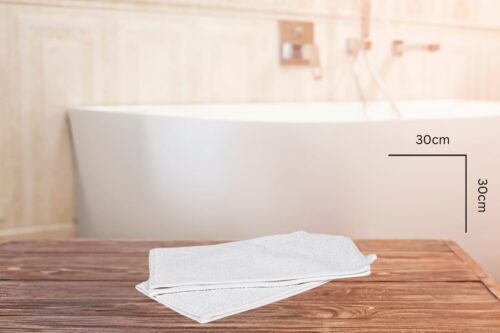 Hochwertige Frottierwäsche – Weiss