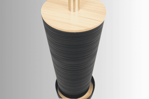 Badezimmer 6-teiliges Set - Schwarz