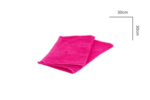 Hochwertige Frottierwäsche – Karminrosa