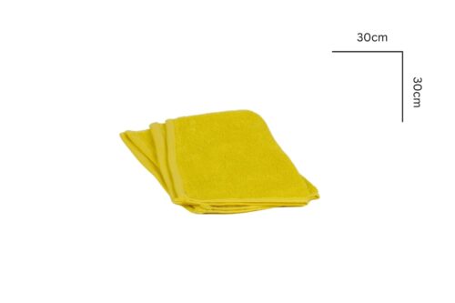 Hochwertige Frottierwäsche – Gelb