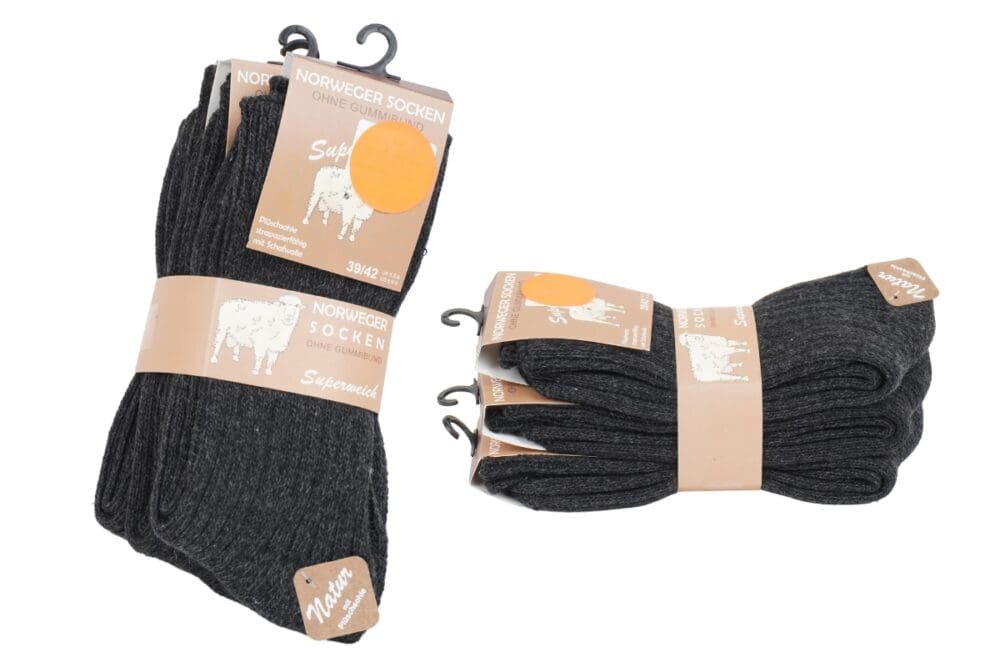 Norwegersocken Wollsocken 2-er Pack - Image 6