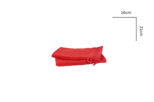 Hochwertige Frottierwäsche – Salsa-Rot