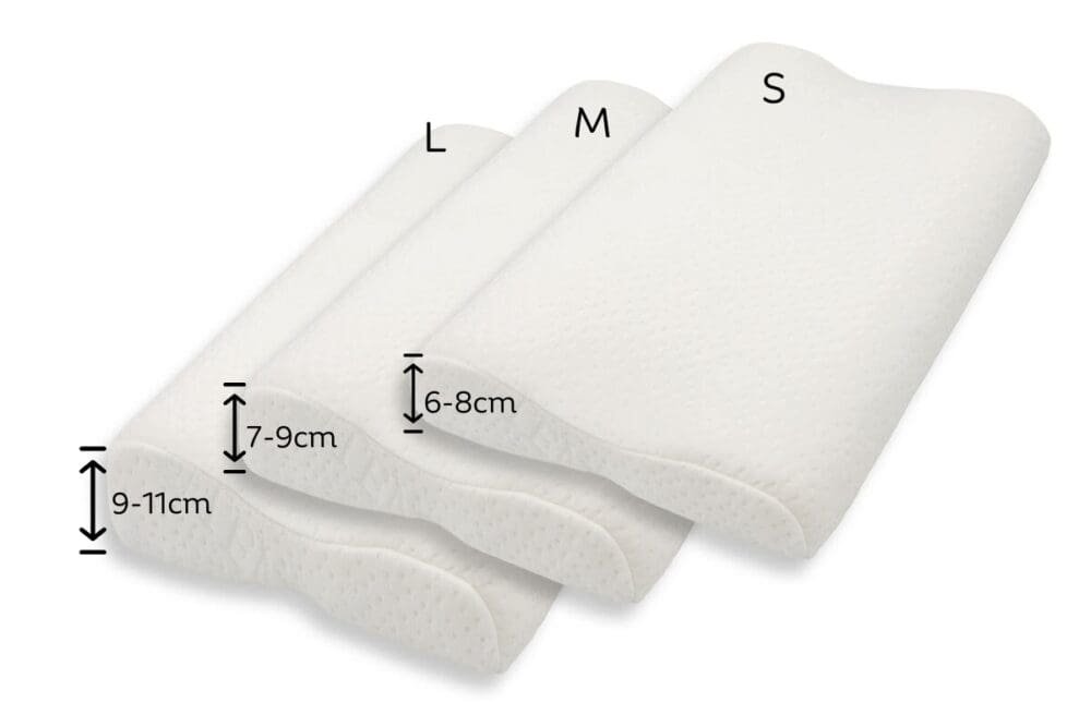 Visco Memory Nackenstützkissen - 3 Grossen - Image 8