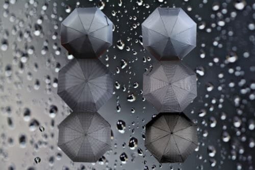 Eleganter - Regenschirm - 6 Farben
