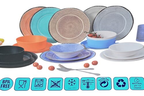 Melamin Geschirr Set 12tlg