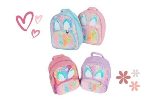 Kinderrucksack Schimmerhasen - 4 Designs