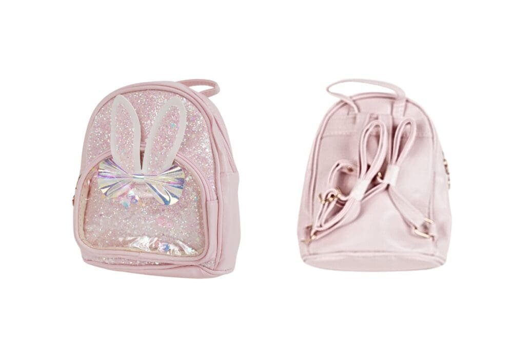 Kinderrucksack Glitzer-Häschen - 4 Designs - Image 2