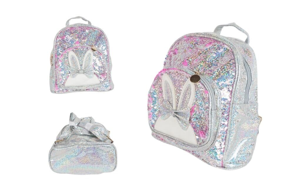 Kinderrucksack Wendeglanz‐Bunny - 3 Designs - Image 2
