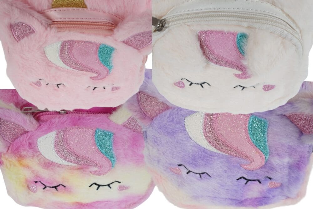 Kinderrucksack Plüsch-Einhorn - 6 Designs - Image 2