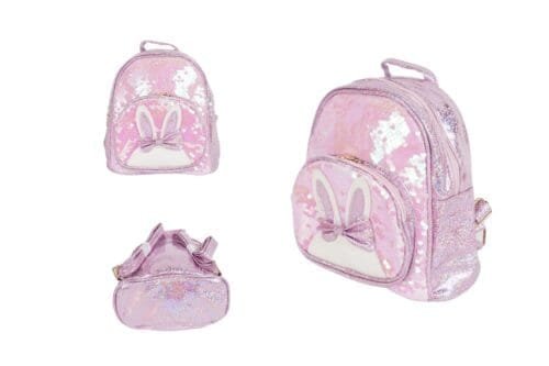 Kinderrucksack Wendeglanz‐Bunny - 3 Designs