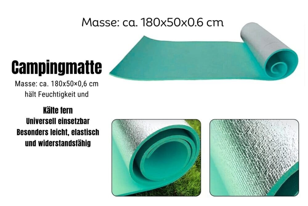 Campingmatte mit Aluminiumbeschichtung - Image 7