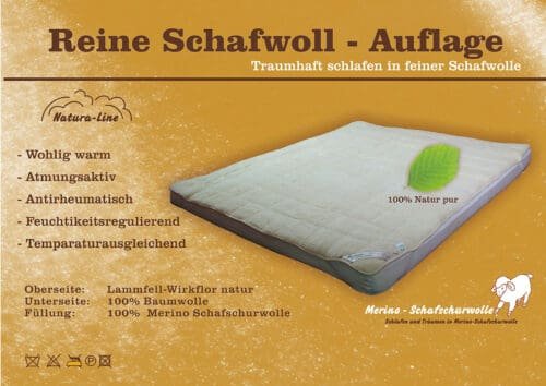 Schafwoll Wirkflor Auflage