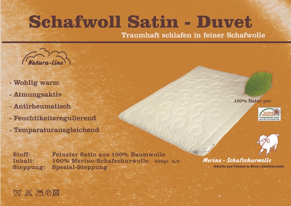 Schafwoll Satin – Duvet