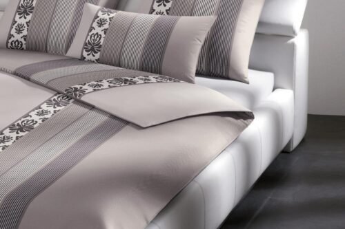 JOOP! Bettwäsche Ornament Stripe Graphit