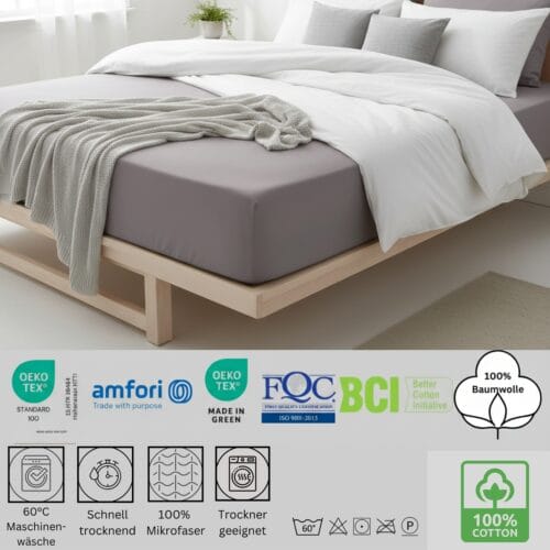 Jersey Fixleintuch – Bellissima Home | 100% Baumwolle