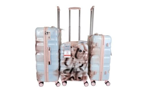 Hartschalenkoffer Set TSA Schloss – Just Life Design – 3 Grössen, Beige