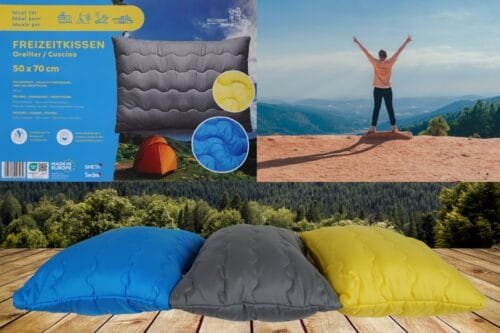 Freizeitkissen 50x70 – Passendes Sommerkissen für Camping & Zuhause