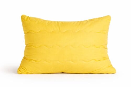 Detailansicht Freizeitkissen Sommerkissen aus Microfaser Gelb