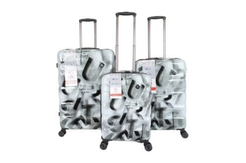 Hartschalenkoffer Set TSA Schloss – Just Life Design – 3 Grössen, Grau
