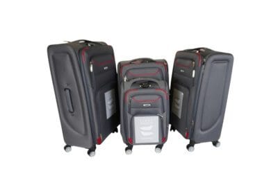 Weichschale Koffer 4er Set – Just Life San Francisco Design | 4 Grössen, 4 Farben