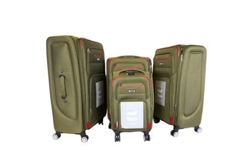 Weichschale Koffer 4er Set – Just Life San Francisco Design | 4 Grössen, 4 Farben