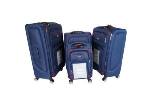 Weichschale Koffer 4er Set – Just Life San Francisco Design | 4 Grössen, 4 Farben