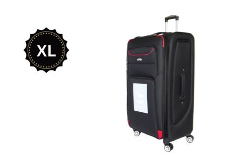 Schwarz Weichschale Koffer 4er Set – Just Life San Francisco