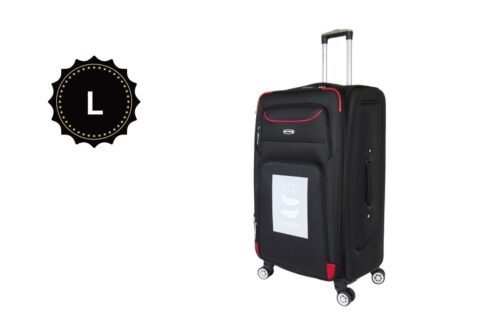 Schwarz Weichschale Koffer 4er Set – Just Life San Francisco