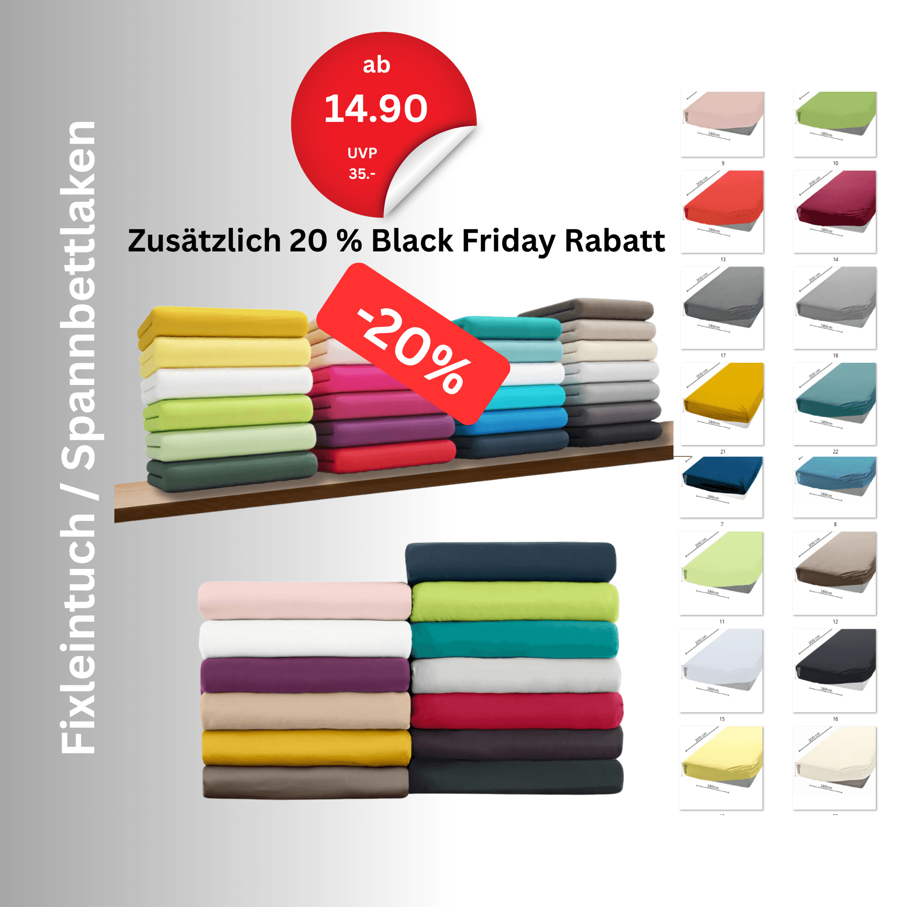 Hochwertige Fixleintucher online kaufen Schweiz – Qualität und Komfort für Zuhause. Fixleintuch aus Jersey. Black Friday