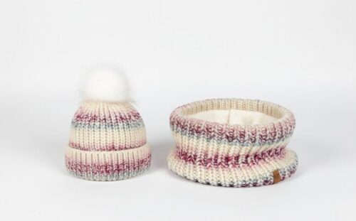 Just Life Strickmütze und Schlauchschal Winterset