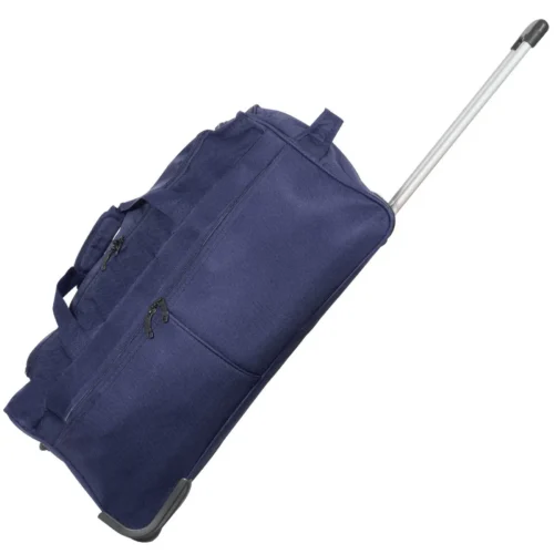 Reisetasche Trolley 65x35x30cm 70L – Leicht, Faltbar, Handgepäck mit Rollen & Teleskopgriff