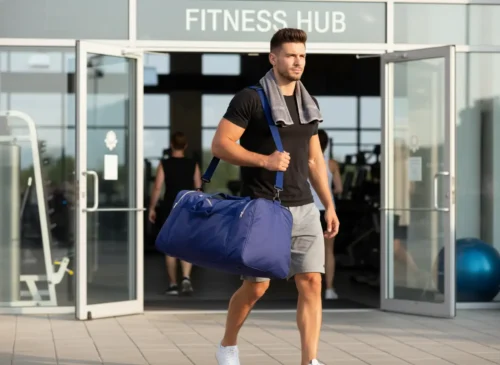 Reisetasche Sporttasche Blau 60 cm